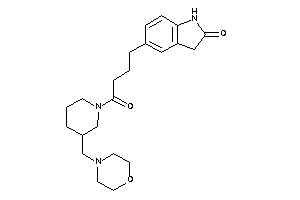 5-[4-keto-4-[3-(morpholinomethyl)piperidino]butyl]oxindole