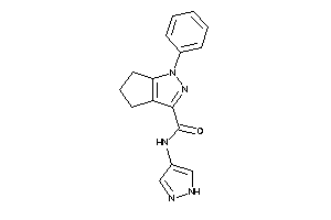 1-phenyl-N-(1H-pyrazol-4-yl)-5,6-dihydro-4H-cyclopenta[c]pyrazole-3-carboxamide