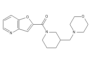 Furo[3,2-b]pyridin-2-yl-[3-(morpholinomethyl)piperidino]methanone