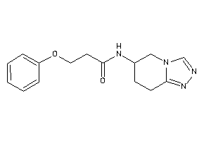 3-phenoxy-N-(5,6,7,8-tetrahydro-[1,2,4]triazolo[4,3-a]pyridin-6-yl)propionamide