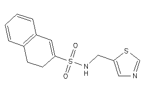 N-(thiazol-5-ylmethyl)-3,4-dihydronaphthalene-2-sulfonamide