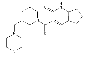 3-[3-(morpholinomethyl)piperidine-1-carbonyl]-1,5,6,7-tetrahydro-1-pyrindin-2-one