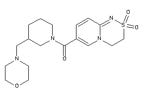 (2,2-diketo-3,4-dihydropyrido[2,1-c][1,2,4]thiadiazin-7-yl)-[3-(morpholinomethyl)piperidino]methanone