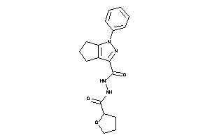 1-phenyl-N'-(tetrahydrofuran-2-carbonyl)-5,6-dihydro-4H-cyclopenta[c]pyrazole-3-carbohydrazide