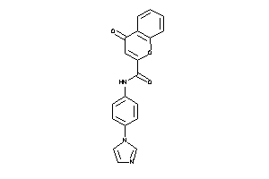 N-(4-imidazol-1-ylphenyl)-4-keto-chromene-2-carboxamide