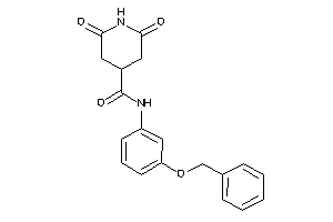 N-(3-benzoxyphenyl)-2,6-diketo-isonipecotamide