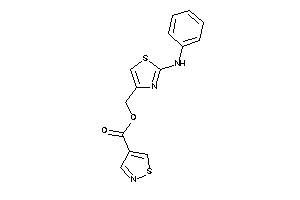 Isothiazole-4-carboxylic Acid (2-anilinothiazol-4-yl)methyl Ester