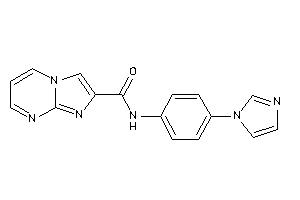 N-(4-imidazol-1-ylphenyl)imidazo[1,2-a]pyrimidine-2-carboxamide