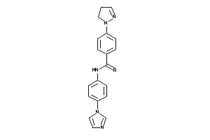 N-(4-imidazol-1-ylphenyl)-4-(2-pyrazolin-1-yl)benzamide