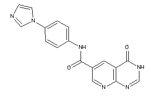 N-(4-imidazol-1-ylphenyl)-4-keto-3H-pyrido[2,3-d]pyrimidine-6-carboxamide