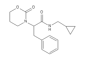 N-(cyclopropylmethyl)-2-(2-keto-1,3-oxazinan-3-yl)-3-phenyl-propionamide