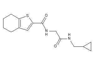 N-[2-(cyclopropylmethylamino)-2-keto-ethyl]-4,5,6,7-tetrahydrobenzothiophene-2-carboxamide