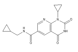 1-cyclopropyl-N-(cyclopropylmethyl)-2,4-diketo-pyrido[2,3-d]pyrimidine-6-carboxamide