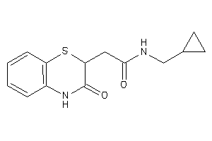N-(cyclopropylmethyl)-2-(3-keto-4H-1,4-benzothiazin-2-yl)acetamide