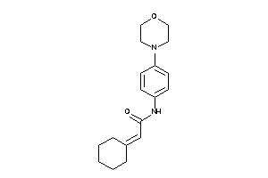 2-cyclohexylidene-N-(4-morpholinophenyl)acetamide