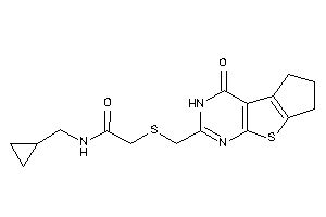 N-(cyclopropylmethyl)-2-[(ketoBLAHyl)methylthio]acetamide