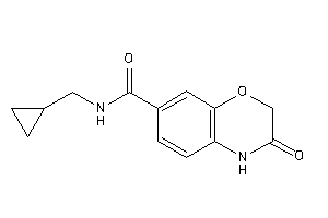 N-(cyclopropylmethyl)-3-keto-4H-1,4-benzoxazine-7-carboxamide