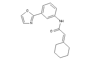 2-cyclohexylidene-N-(3-oxazol-2-ylphenyl)acetamide