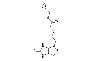 Image of N-(cyclopropylmethyl)-5-(2-keto-1,3,3a,4,6,6a-hexahydrothieno[3,4-d]imidazol-4-yl)valeramide