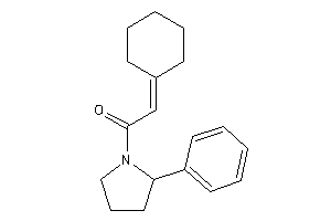 2-cyclohexylidene-1-(2-phenylpyrrolidino)ethanone