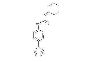 2-cyclohexylidene-N-(4-imidazol-1-ylphenyl)acetamide