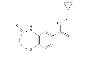 N-(cyclopropylmethyl)-4-keto-3,5-dihydro-2H-1,5-benzothiazepine-7-carboxamide