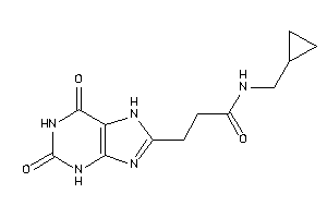 N-(cyclopropylmethyl)-3-(2,6-diketo-3,7-dihydropurin-8-yl)propionamide