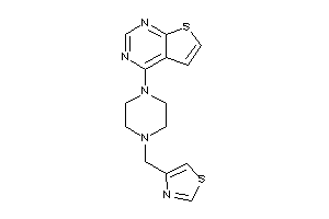 4-[4-(thiazol-4-ylmethyl)piperazino]thieno[2,3-d]pyrimidine