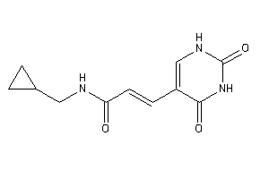 N-(cyclopropylmethyl)-3-(2,4-diketo-1H-pyrimidin-5-yl)acrylamide