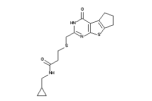 N-(cyclopropylmethyl)-3-[(ketoBLAHyl)methylthio]propionamide