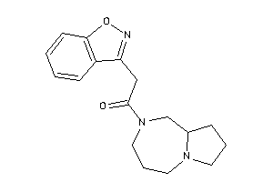 1-(1,3,4,5,7,8,9,9a-octahydropyrrolo[1,2-a][1,4]diazepin-2-yl)-2-indoxazen-3-yl-ethanone