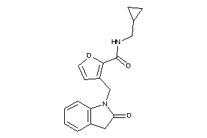 N-(cyclopropylmethyl)-3-[(2-ketoindolin-1-yl)methyl]-2-furamide