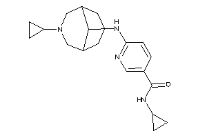 N-cyclopropyl-6-[(7-cyclopropyl-7-azabicyclo[3.3.1]nonan-9-yl)amino]nicotinamide