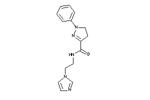 N-(2-imidazol-1-ylethyl)-1-phenyl-2-pyrazoline-3-carboxamide