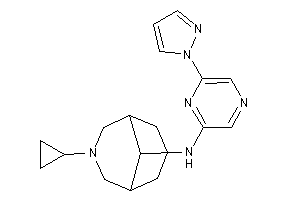 Image of (3-cyclopropyl-3-azabicyclo[3.3.1]nonan-9-yl)-(6-pyrazol-1-ylpyrazin-2-yl)amine