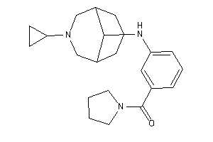 [3-[(7-cyclopropyl-7-azabicyclo[3.3.1]nonan-9-yl)amino]phenyl]-pyrrolidino-methanone