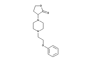 3-[4-(2-phenoxyethyl)piperazino]tetrahydrofuran-2-one