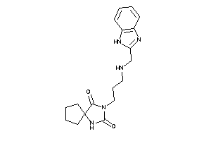 3-[3-(1H-benzimidazol-2-ylmethylamino)propyl]-1,3-diazaspiro[4.4]nonane-2,4-quinone