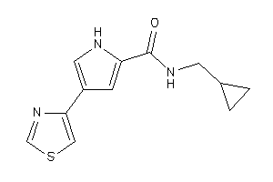 N-(cyclopropylmethyl)-4-thiazol-4-yl-1H-pyrrole-2-carboxamide