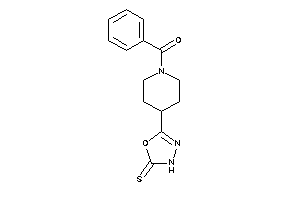 Image of Phenyl-[4-(2-thioxo-3H-1,3,4-oxadiazol-5-yl)piperidino]methanone