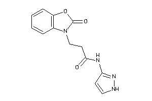 3-(2-keto-1,3-benzoxazol-3-yl)-N-(1H-pyrazol-3-yl)propionamide