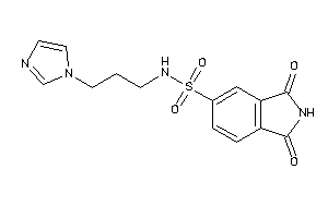 N-(3-imidazol-1-ylpropyl)-1,3-diketo-isoindoline-5-sulfonamide