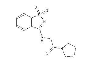 Image of 2-[(1,1-diketo-1,2-benzothiazol-3-yl)amino]-1-pyrrolidino-ethanone