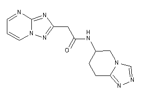 N-(5,6,7,8-tetrahydro-[1,2,4]triazolo[4,3-a]pyridin-6-yl)-2-([1,2,4]triazolo[1,5-a]pyrimidin-2-yl)acetamide