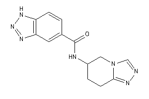 N-(5,6,7,8-tetrahydro-[1,2,4]triazolo[4,3-a]pyridin-6-yl)-1H-benzotriazole-5-carboxamide