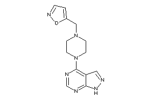 5-[[4-(1H-pyrazolo[3,4-d]pyrimidin-4-yl)piperazino]methyl]isoxazole