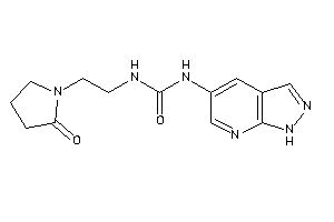 1-[2-(2-ketopyrrolidino)ethyl]-3-(1H-pyrazolo[3,4-b]pyridin-5-yl)urea