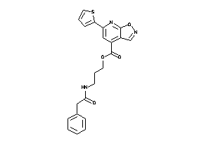 6-(2-thienyl)isoxazolo[5,4-b]pyridine-4-carboxylic Acid 3-[(2-phenylacetyl)amino]propyl Ester