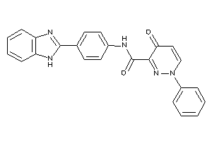 N-[4-(1H-benzimidazol-2-yl)phenyl]-4-keto-1-phenyl-pyridazine-3-carboxamide