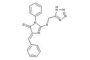 Image of 5-benzal-3-phenyl-2-(1H-tetrazol-5-ylmethylthio)-2-imidazolin-4-one